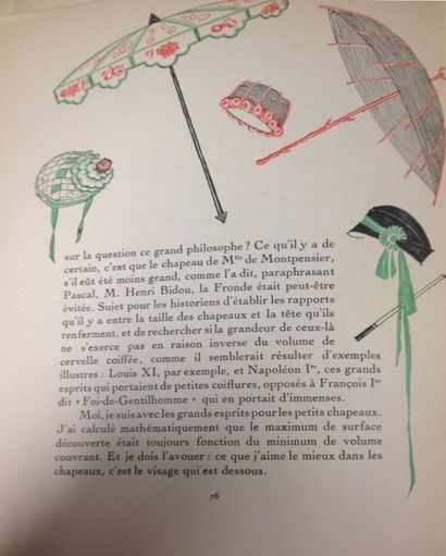 null Quelques notes sur l'ombrelle, supplément du journal la Soierie de
Lyon, Juin...