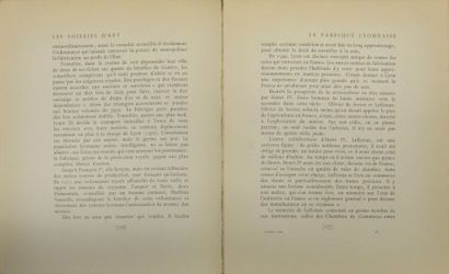 COX (R.) Les soieries d'art, depuis les origines jusqu'à nos jours, Hachette, Paris,...