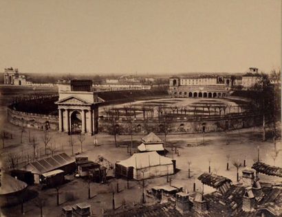 null LA CÔTE D'AZUR ET L'ITALIE EN 1876.
Somptueux et grand album à la riche reliure...