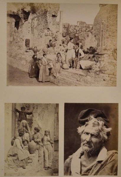 null ITALIA, L'album d'Italie du peintre Emile APOSTOLY.
Intéressant album vers 1870,...