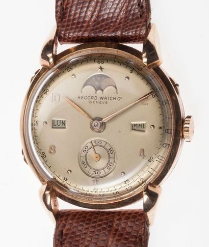Record Watch Co Genève. Vers 1950
