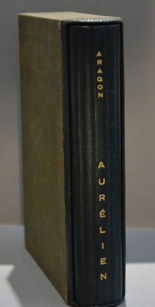 ARAGON (Louis) AURÉLIEN. Roman. PARIS, NRF, 1944. Un volume, in-8, pleine reliure...