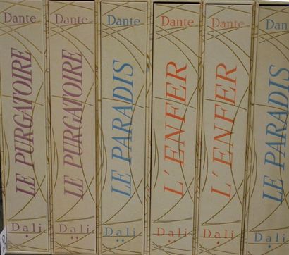 Dante (Alighieri) - Dali LA DIVINE COMÉDIE. PARIS, LES HEURES CLAIRES, 1963. 
Six...
