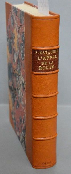 ESTAUNIÉ (Edouard) - ROUSSEAU L'APPEL DE LA ROUTE. PARIS, CYRAL, 1928. Un volume,...