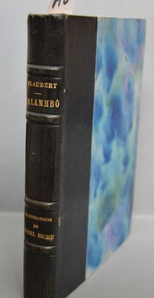 FLAUBERT (Gustave) - LOBEL RICHE SALAMMBÔ. PARIS, ROMBALDI, 1935. Un volume, in-8...