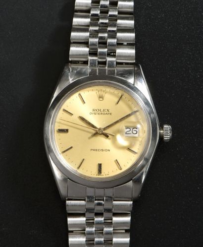 ROLEX Oysterdate Précision, vers 1971
Montre bracelet pour homme en acier. Réf. 6694....