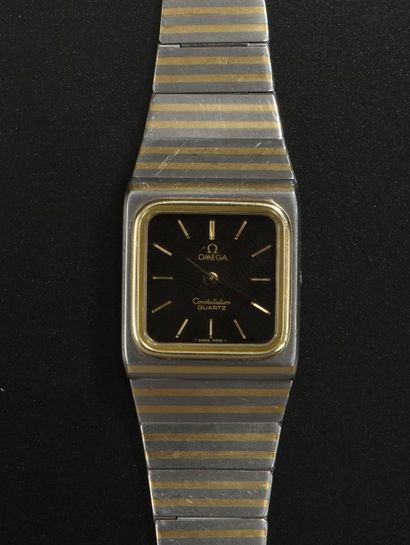 OMEGA Constellation, vers 1970
Montre d'homme, boîtier carré en acier, fond vissé...