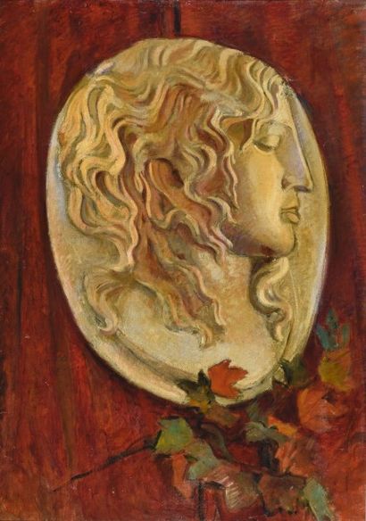 Jean PUY (1876-1960) 
La beauté immortelle, vers 1905
Huile sur toile marouflée sur...
