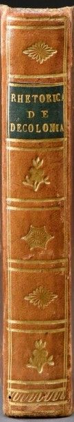 DE COLONIA (Dominique) DE ARTE RHETORICA LIBRI QUINQUE. LYON, ANTOINE MOULIN, 1737.
Un...