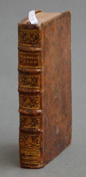 VALLART (Joseph) GRAMMAIRE FRANÇOISE. PARIS, DESAINT & SAILLANT, 1744.
Un volume,...