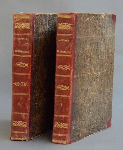 CALEPINI (Ambrosii) DICTIONARIUM OCTOLINGUE... GENÈVE, BERJON, 1620.
Deux volumes,...