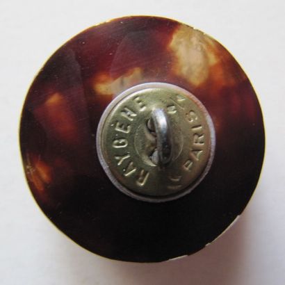 null Important lot de boutons paruriers, vers 1950-1960, matières diverses dont vannerie,...