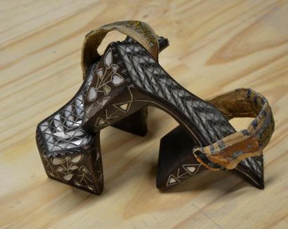 null Paire de chaussures de hammam ou socques, Syrie, première moitié du XXe siècle,...