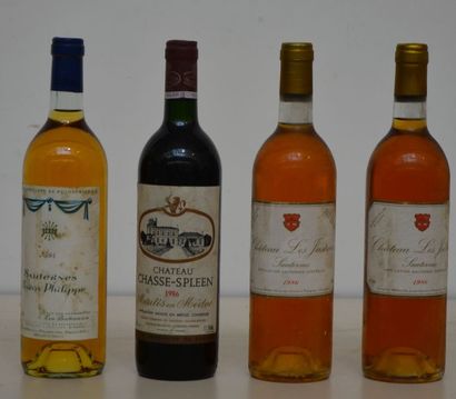 null 2 B CHÂTEAU LES JUSTICES (1 B.G; e.t.) Sauternes 1986
1 B CHASSE SPLEEN (B.G;...