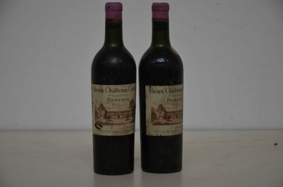 null 2 B VIEUX CHÂTEAU CERTAN (1 T.L.B.-. 1 H.E.+; 1 e.l.a; 1 e.a; 1 s.c.m mais millésime...