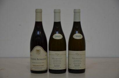 null 2 B MEURSAULT LES NARVAUX Borgeot 2007
1 B VOSNE ROMANEE (e.l.s.) Guyon 200...