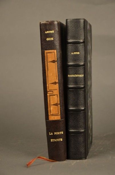 GIDE (André) LA PORTE ÉTROITE. PARIS, CYRAL, 1925. Un volume, in-8, demi-reliure...