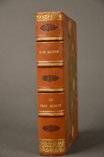 BALZAC (Honoré de) LE PÈRE GORIOT. PARIS, MORNAY, 1933. Un volume, in-8 carré, demi-reliure...