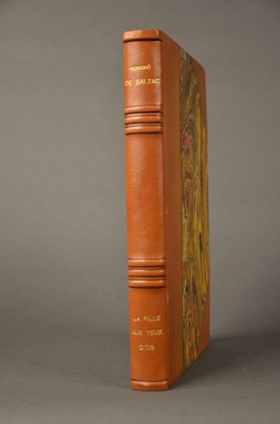 BALZAC (Honoré de) LA FILLE AUX YEUX D'OR. PARIS, LA TRADITION, 1946. Un volume,...