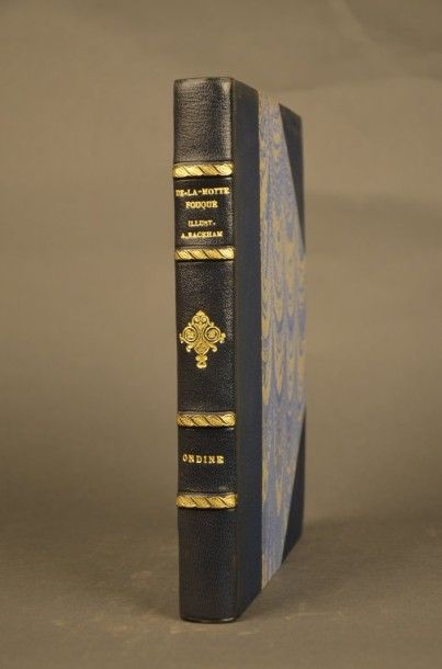 LA MOTTE FOUQUÉ (de) ONDINE. PARIS, HACHETTE, 1913. Un volume, in-4, demi-reliure...