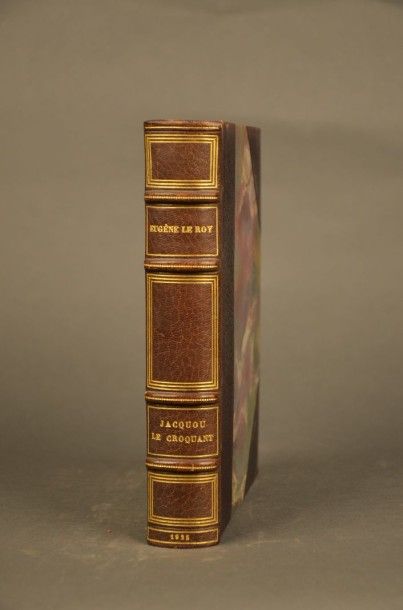 LE ROY (Eugène) JACQUOU LE CROQUANT.
PARIS, MORNAY, 1925. Un volume, in-8 carré,...