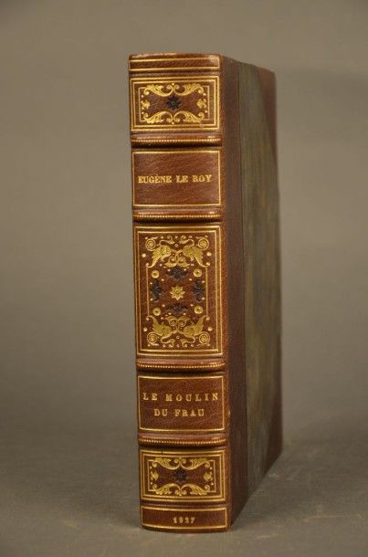 LE ROY (Eugène) LE MOULIN DU FRAU.
PARIS, MORNAY, 1927. Un volume, in-8 carré, demi-reliure...