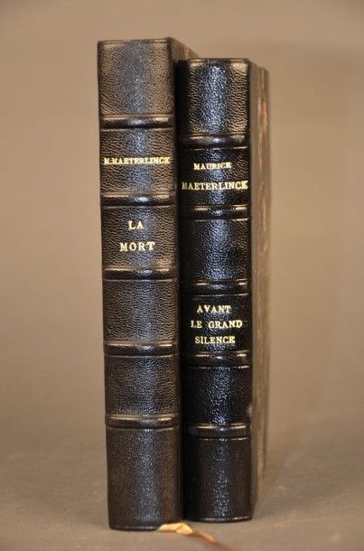 MAETERLINCK (Maurice) LA MORT. PARIS, FASQUELLE, 1913. Un volume, in-12, demi-reliure...