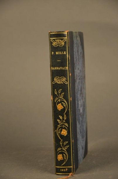 MILLE (Pierre) BARNAVAUX. PARIS, CRÈS, 1921. Un volume, in-8 carré, demi-reliure...