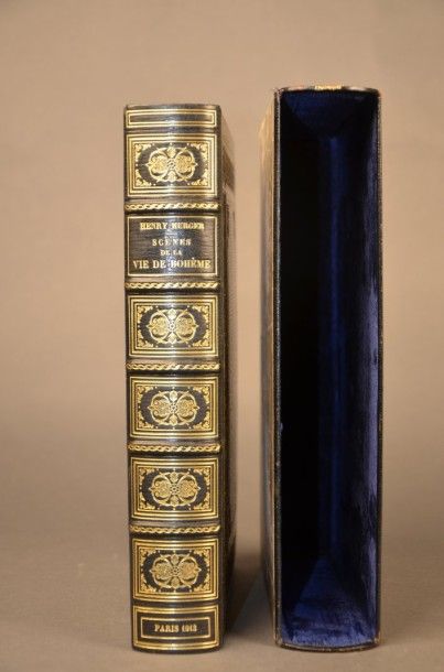 MURGER (henry) SCÈNES DE LA VIE DE BOHÈME. PARIS, CARTERET, 1913. Un volume, in-4,...