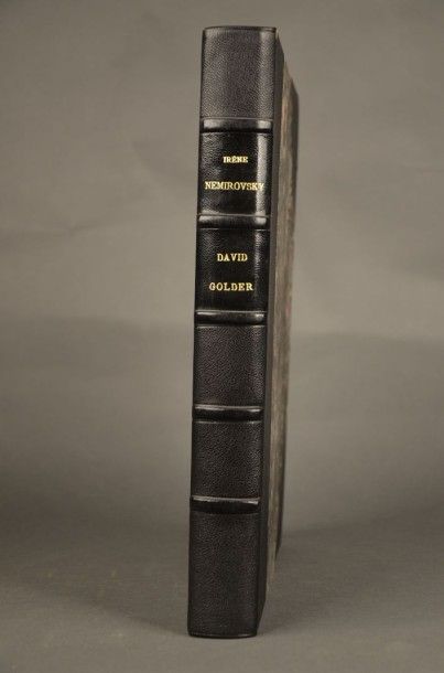 NÉMIROVSKY (Irène) DAVID GOLDER. LYON, CERCLE LYONNAIS DU LIVRE, 1948. Un volume,...