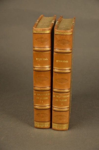 STENDHAL (Henri Beyle) LA CHARTREUSE DE PARME. PARIS, CYRAL, 1926. Deux volumes,...