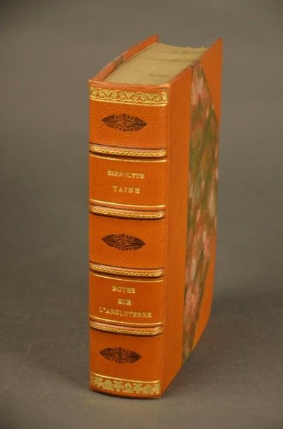 TAINE (Hippolyte) NOTES SUR L'ANGLETERRE. PARIS, CRÈS, 1923. Deux tomes réunis en...
