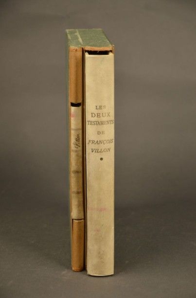 VILLON (François) LES DEUX TESTAMENTS. PARIS, CLUB DES BIBLIOPHILES DE FRANCE, 1942-1944....