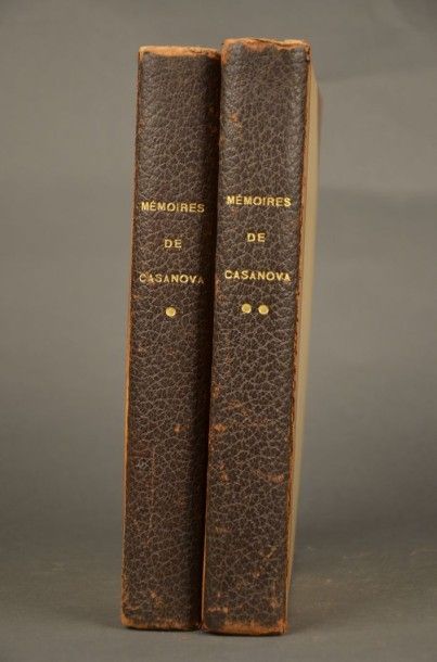 CASANOVA de SEINGALT (Jacques) MÉMOIRES. Extraits 1734-1755. Colligés par René Groos....