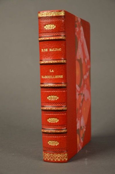 BALZAC (Honoré de) LA RABOUILLEUSE. PARIS, MORNAY, 1931. Un volume, in-8 carré, demi-reliure...