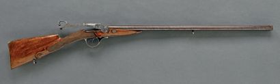 France Fusil de type ROBERT 1831, calibre 16
Système similaire, double canon damas...