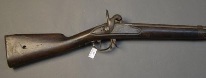France Fusil 1822 T, transformé chasse
Platine à piston marquée de la «MANUFACTURE...