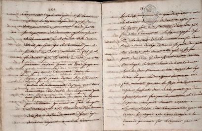 null BOUCHES-DU-RHÔNE. Manuscrit de 90 pp. in-4. 1763. Reliure en parchemin de l'époque.
Extrait...