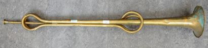 France Trompette en laiton
Fabrication COUESNON L. 111 cm