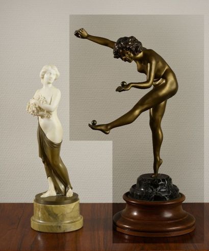 Emil RIZEC (XIXe-XXe siècle) L'Automne
Sculpture
Épreuve en bronze à patine médaille...