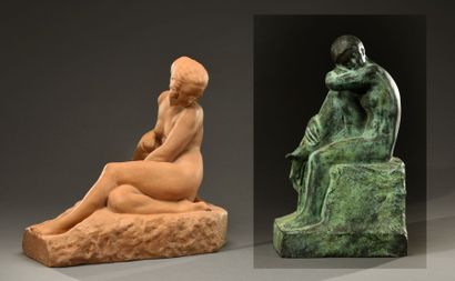 Marcel André BOURAINE (1886-1948) Nu
Sculpture
Épreuve en terre cuite
Signée M. BOURAINE...