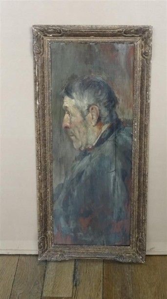 null Ecole française du XIXeme siècle

Portrait de vieil homme

Huile sur panneau

H....
