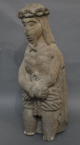 null Torse de Christ aux liens
Élément de frise en granit sculpté
XVIe siècle
H....