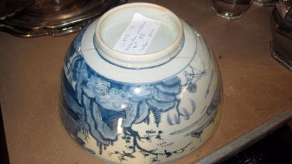null CHINE - XVIIIe siècle

Bol en porcelaine à décor en bleu sous couverte d'un...