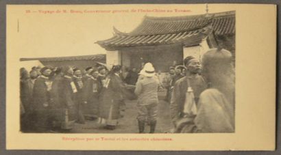 null L'Indochine en cartes postales, vers 1900
Rare suite de 27 cartes postales,...
