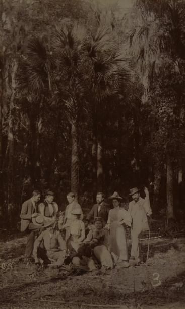 null États-Unis, Floride, vers 1890
Ensemble de 7 tirages montés sur carton, notamment...