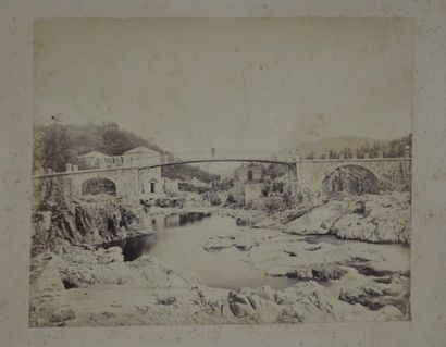 null Vals-les-Bains, Antraigues et l'Ardèche du sud, vers 1860/1870
Rare suite de...