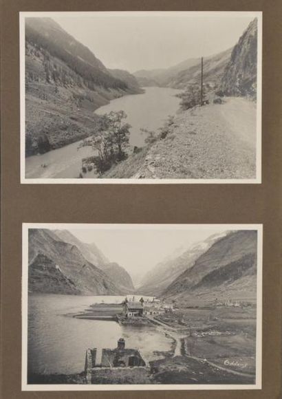 null La construction du grand barrage du Chambon (Isère), 1932-1934
Réunion de 12...