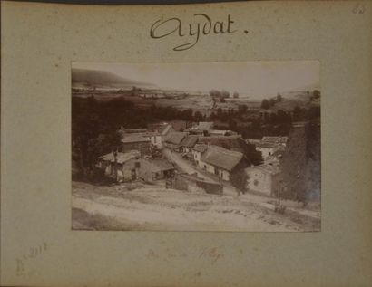 null Auvergne, 1900
Bel album amateur regroupant 35 tirages citrates, tous légendés...