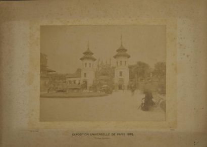 null Paris, L'Exposition Universelle de 1889 et La Tour Eiffel
Réunion de 4 épreuves...